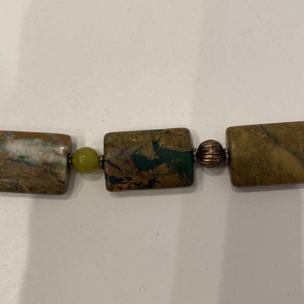 Bracelet Multicolored Rectangular Gemstones With … - image 7